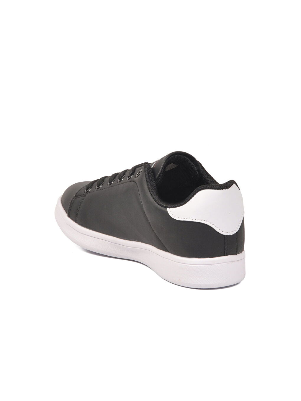 Siyah Beyaz Cilt Bağcıklı Hafif Unisex Spor Ayakkabı Bst-1002 G-3