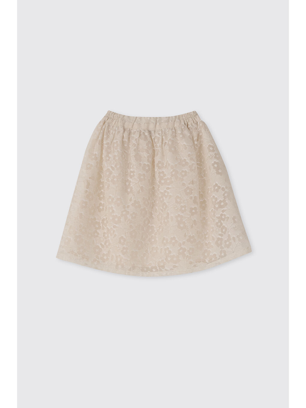 Kız Çocuk Ekru Etek-3