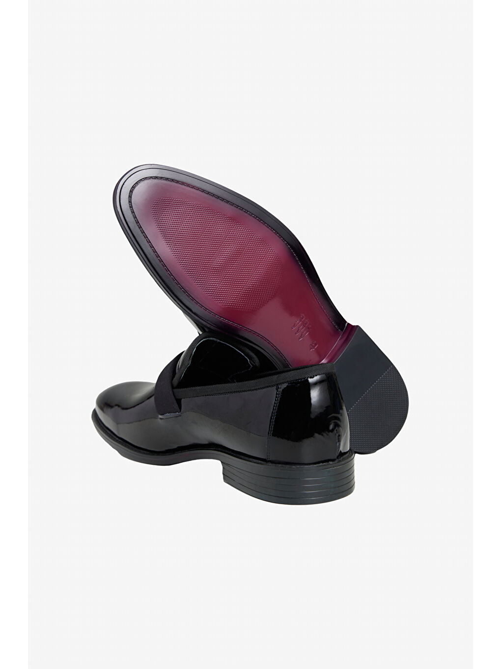 Erkek Siyah %100 Deri Klasik Rugan Ayakkabı-3