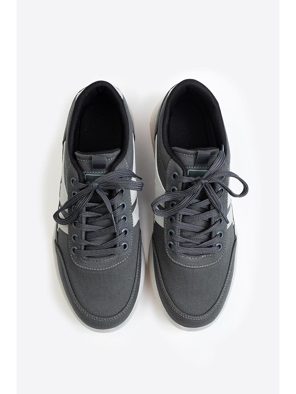 Gri Erkek Keten Ayakkabı DRG014-1