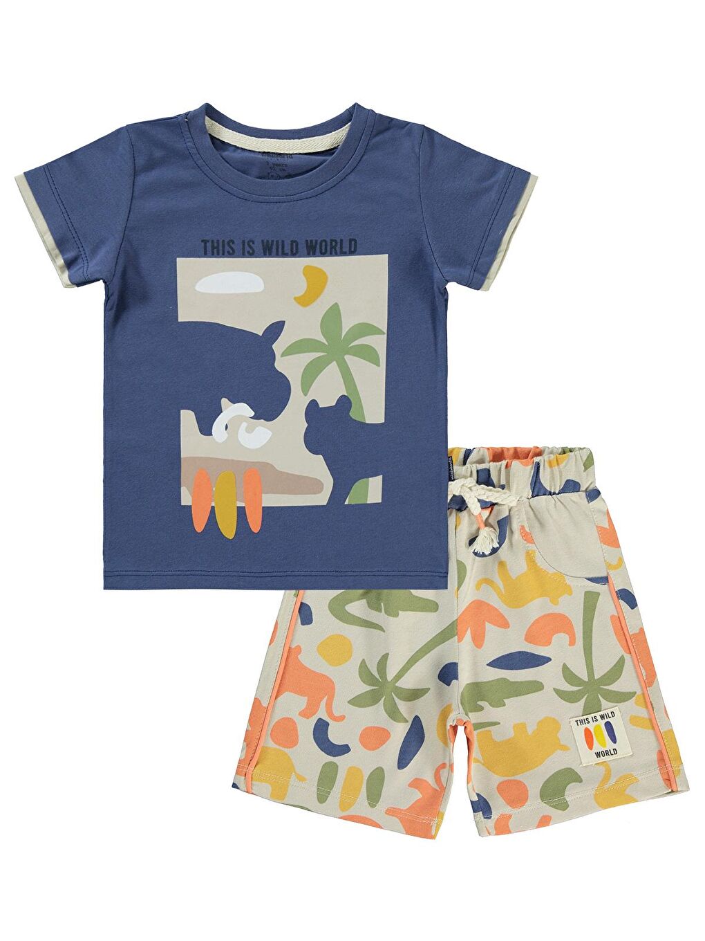 Erkek Çocuk Takım 3-6 Yaş İndigo