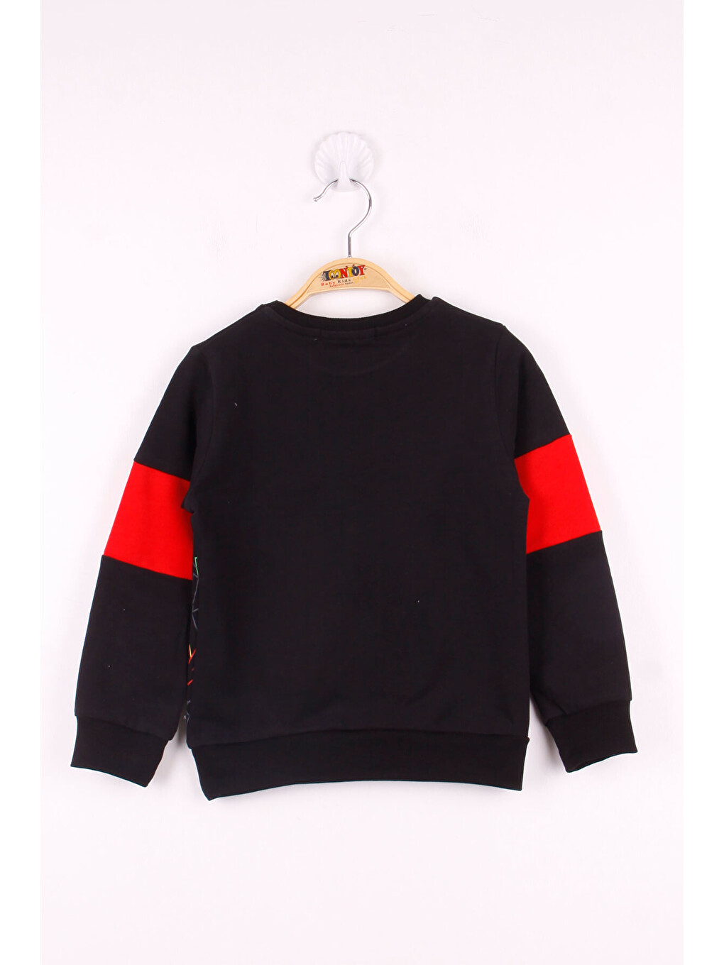 Siyah Erkek Çocuk New York Baskılı Sweatshirt-1