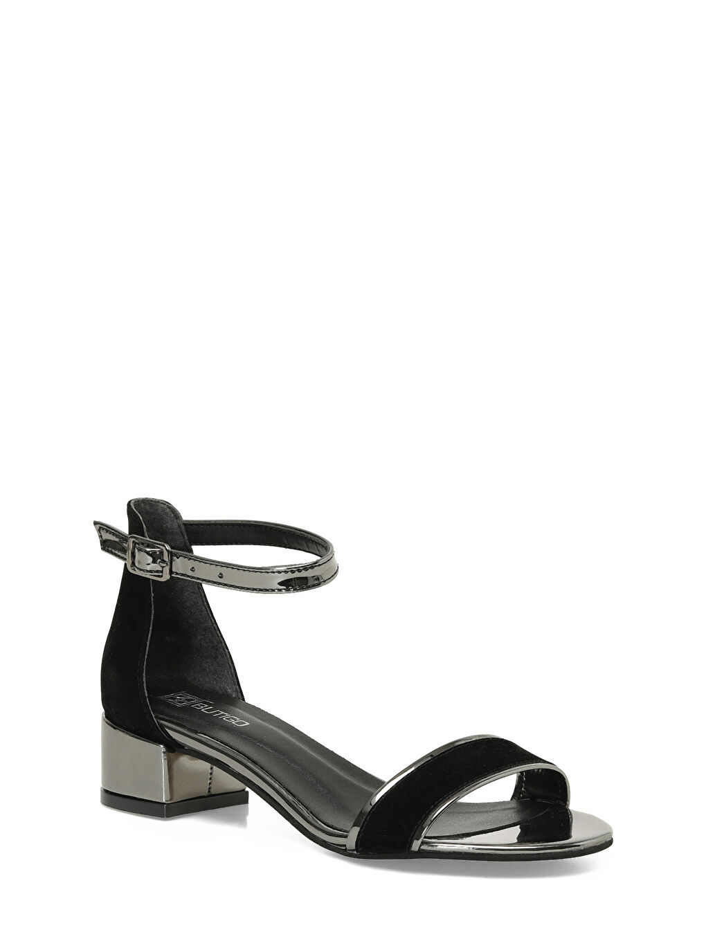 21S-701 5FX Siyah Kadın Topuklu Sandalet-1