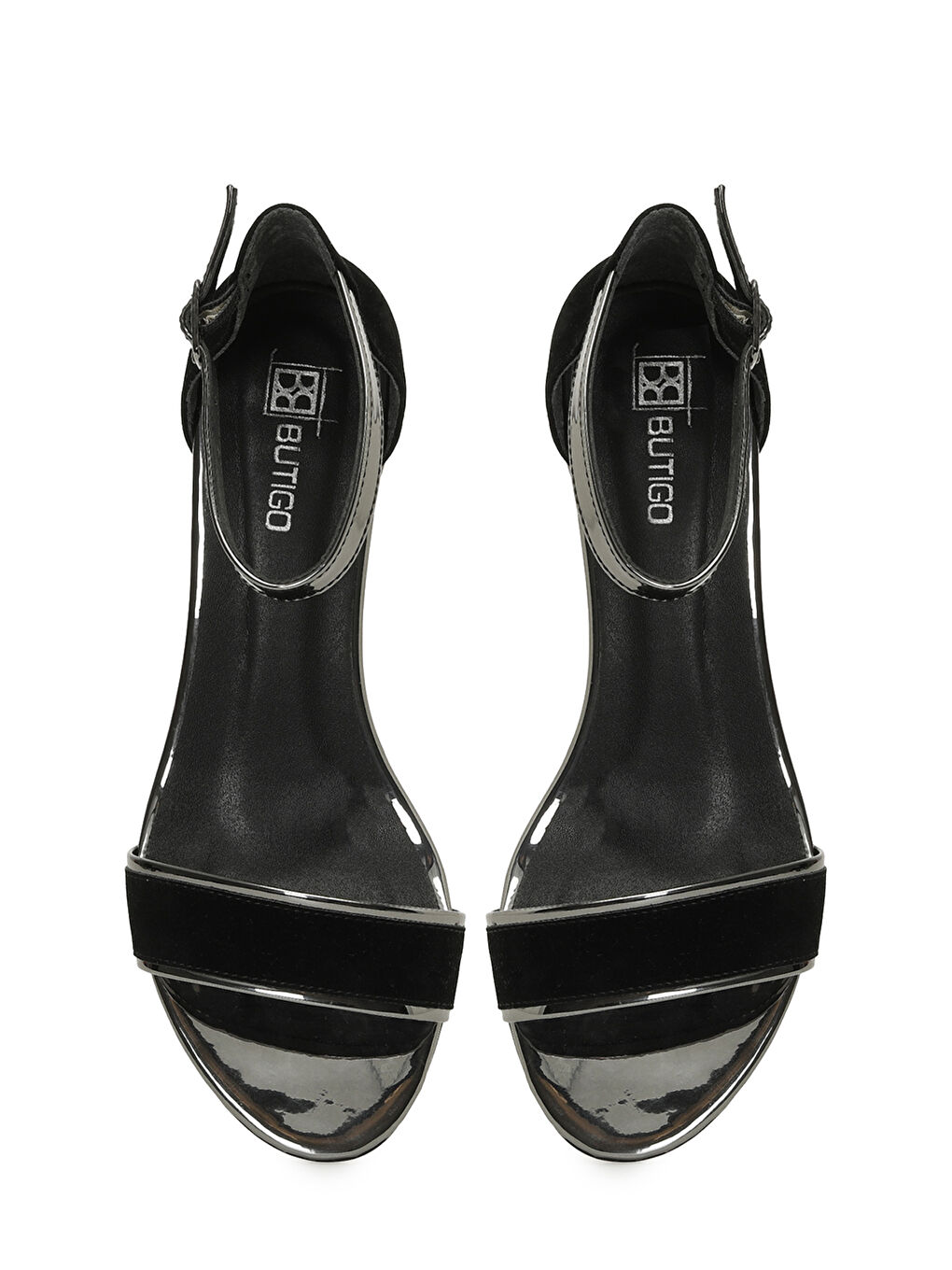 21S-701 5FX Siyah Kadın Topuklu Sandalet-3