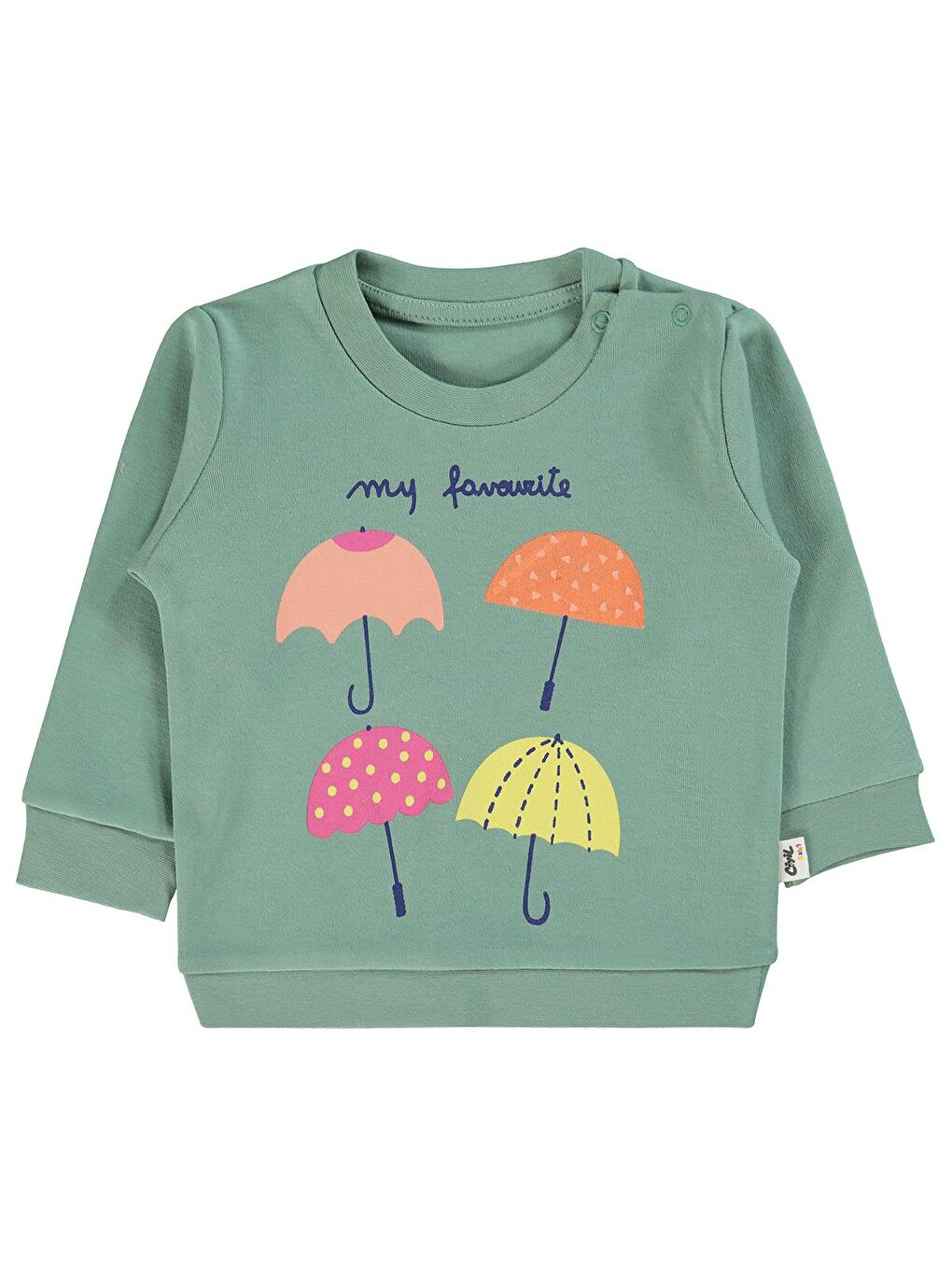 Baby Kız Bebek Sweatshirt 6-18 Ay Çağla Yeşili