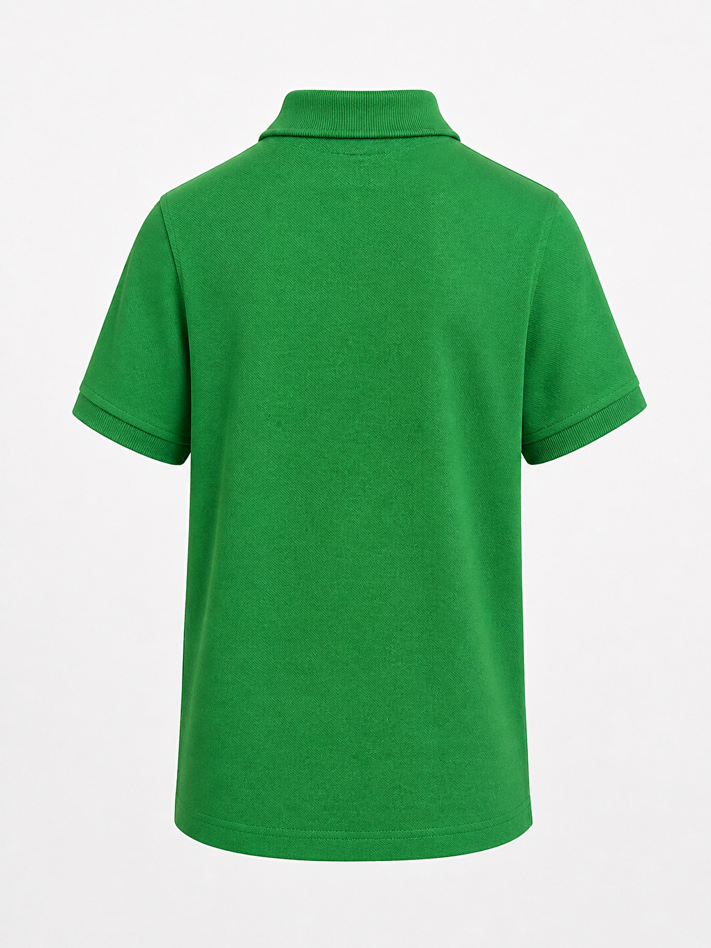Yeşil Kids Polo Yaka Basic Kısa Kollu Unisex Çocuk Tişört-3