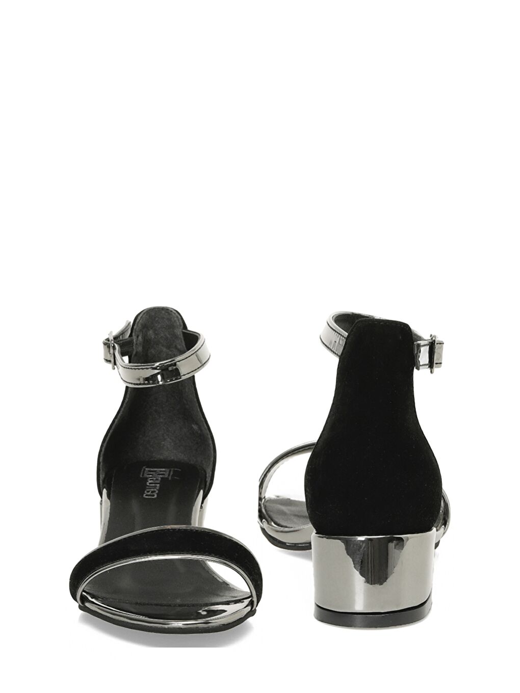 21S-701 5FX Siyah Kadın Topuklu Sandalet-4