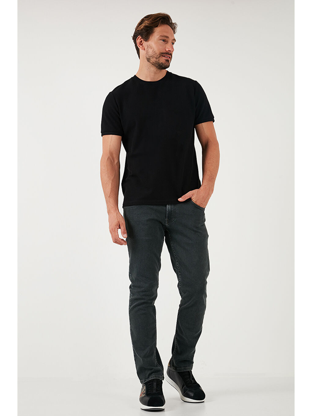 Buratti Yeşil Pamuklu Normal Bel Regular Fit Boru Paça Erkek Jeans 2211S24PARMA