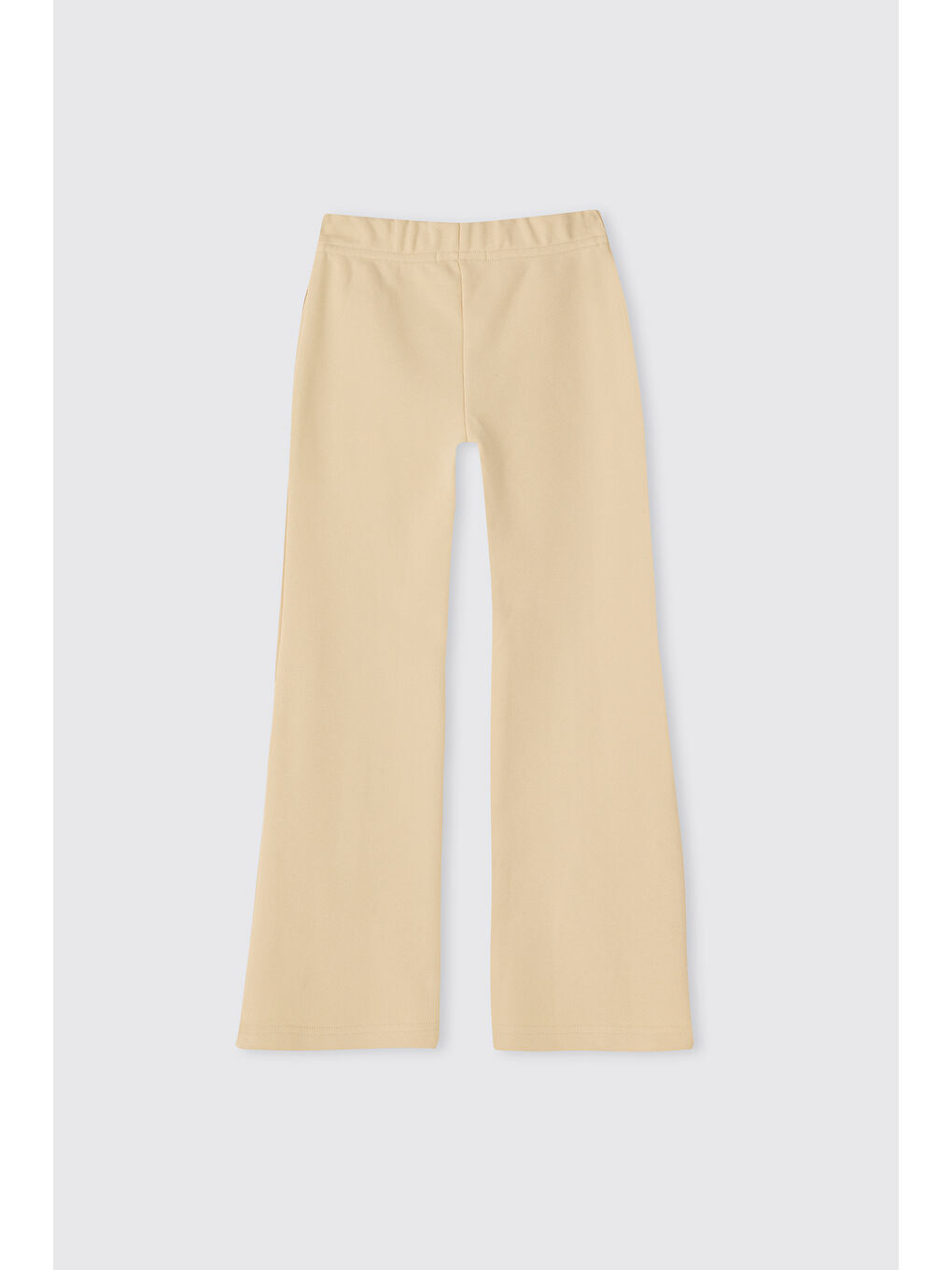 Kız Çocuk Baskı Detaylı Bej Eşofman Altı-1