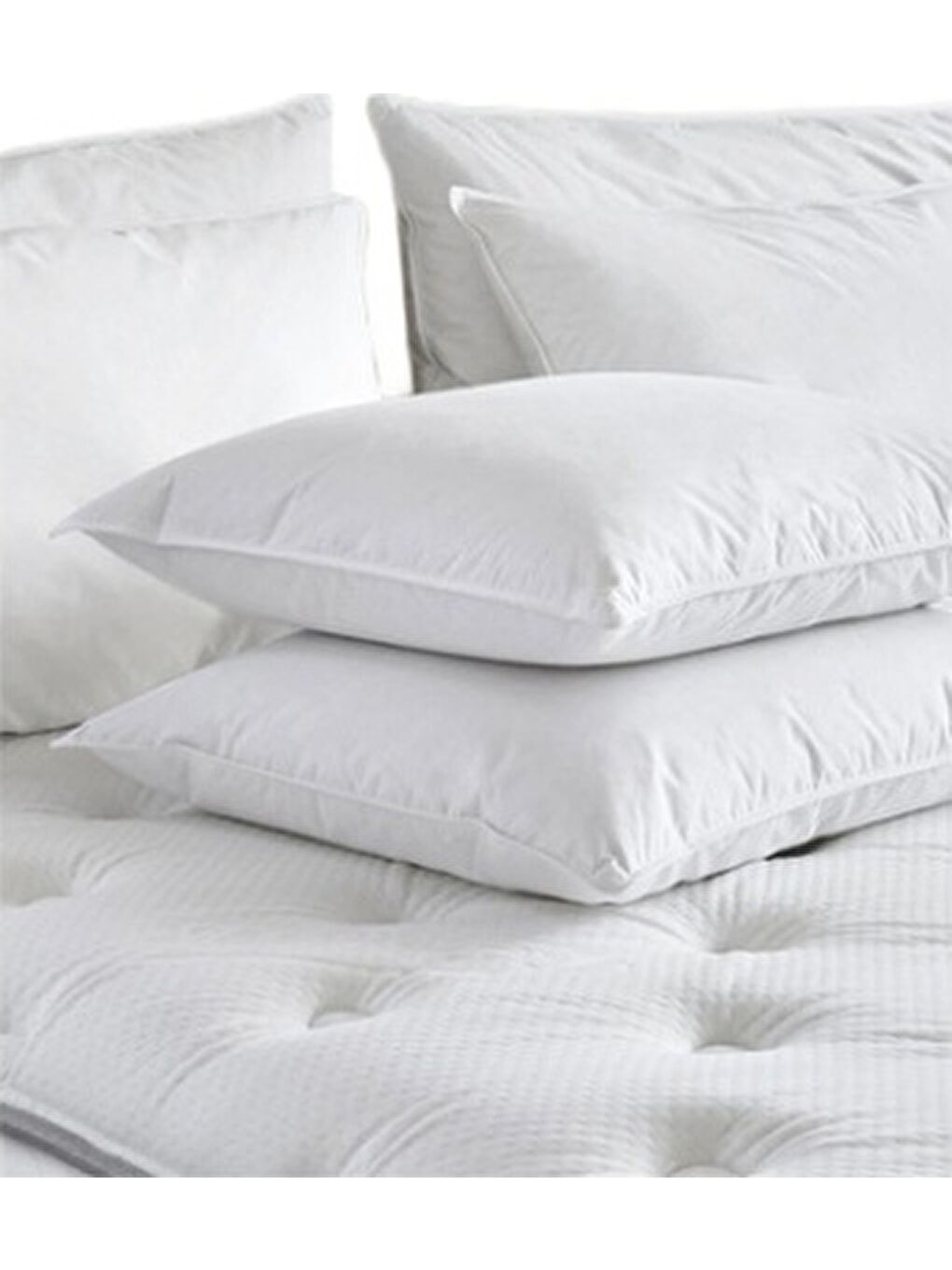 2 Adet Microfiber Antialerjik Yastık 910 Gr Beyaz 50x70 cm-2