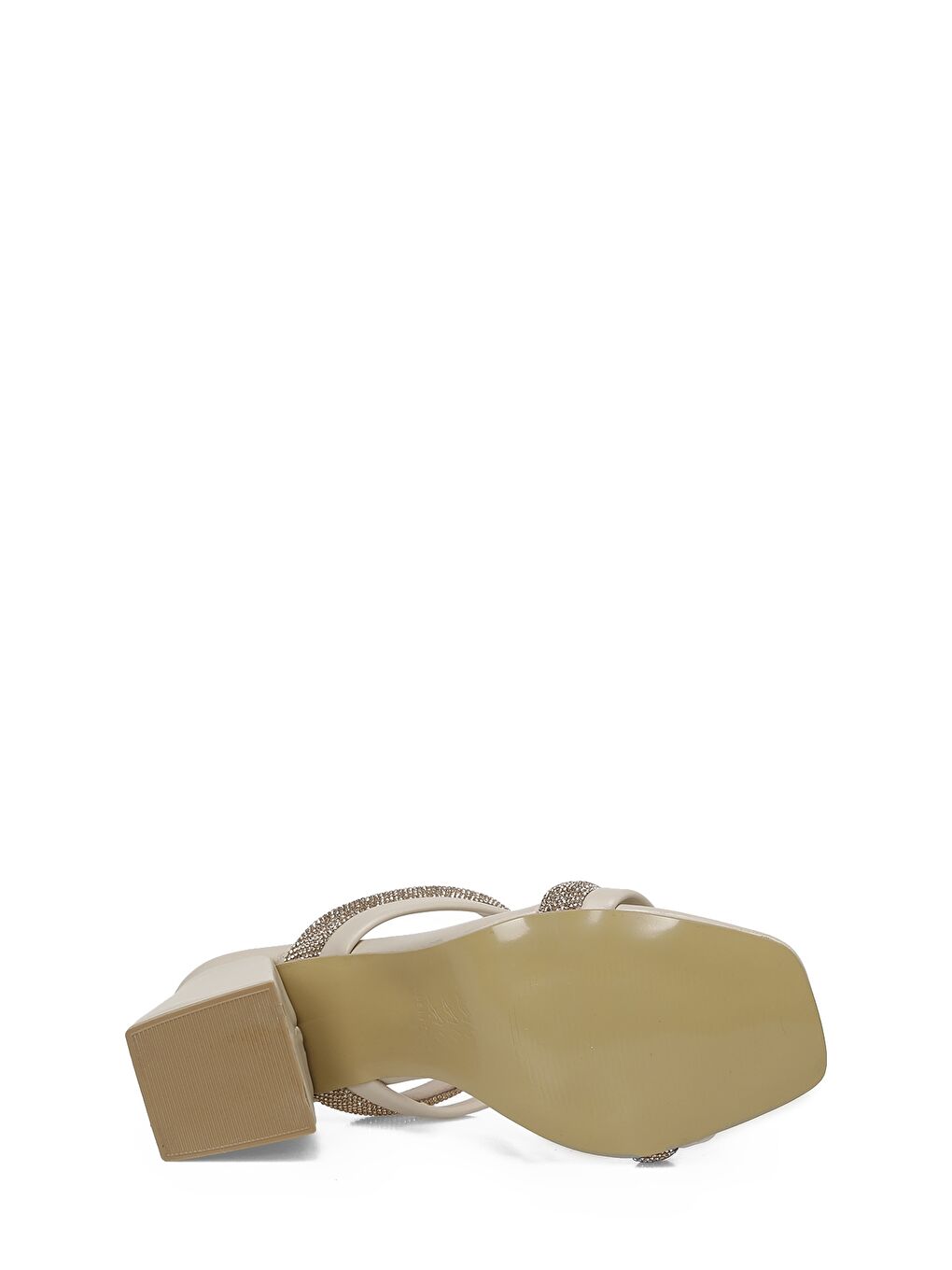 Bej 23S-140 5FX Krem Kadın Terlik-5