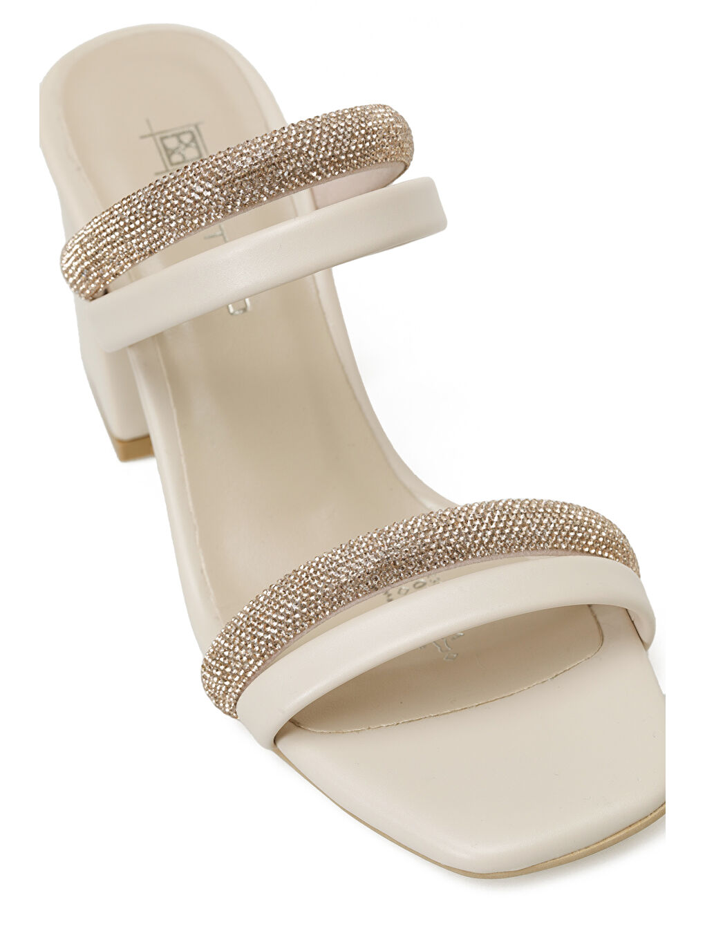 Bej 23S-140 5FX Krem Kadın Terlik-6