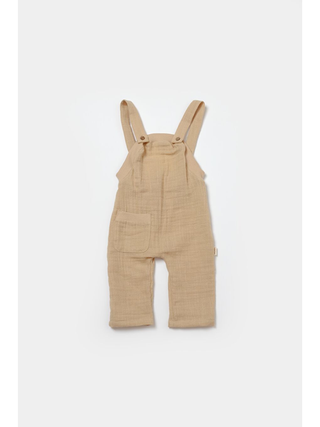 Karışık Unisex Bebek Pamuklu  Müslin Tulumlu Takım - Uzun Kollu İç Bodyli-1