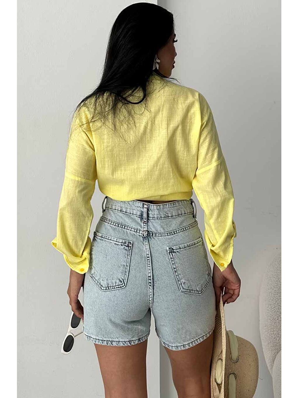 Jean Şort Buz Mavi - 27360-4