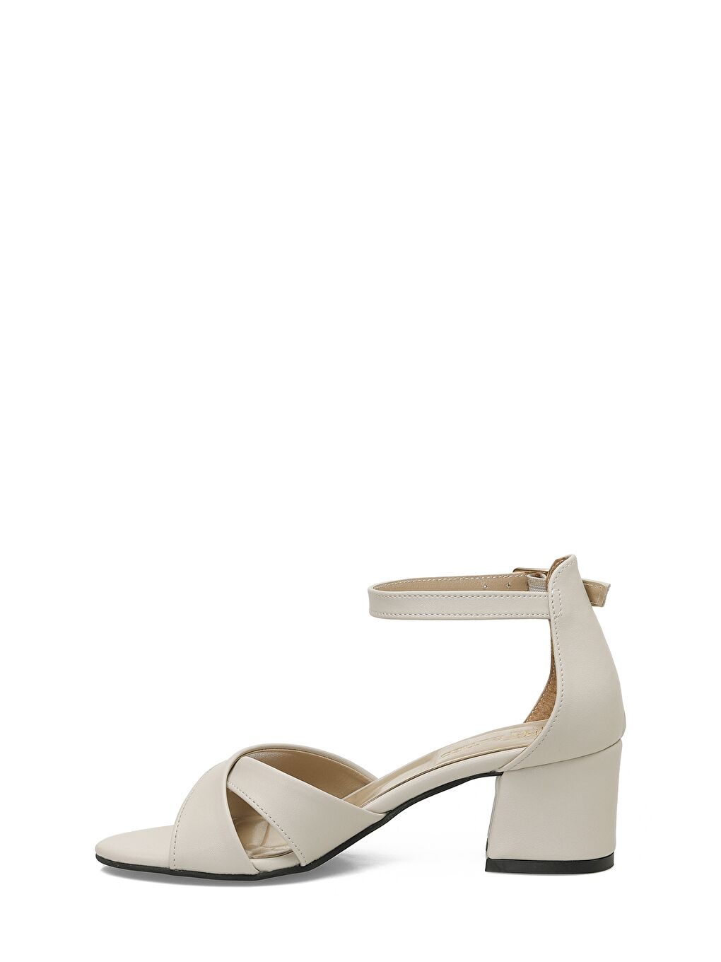 25S-274 5FX Bej Kadın Topuklu Sandalet-2