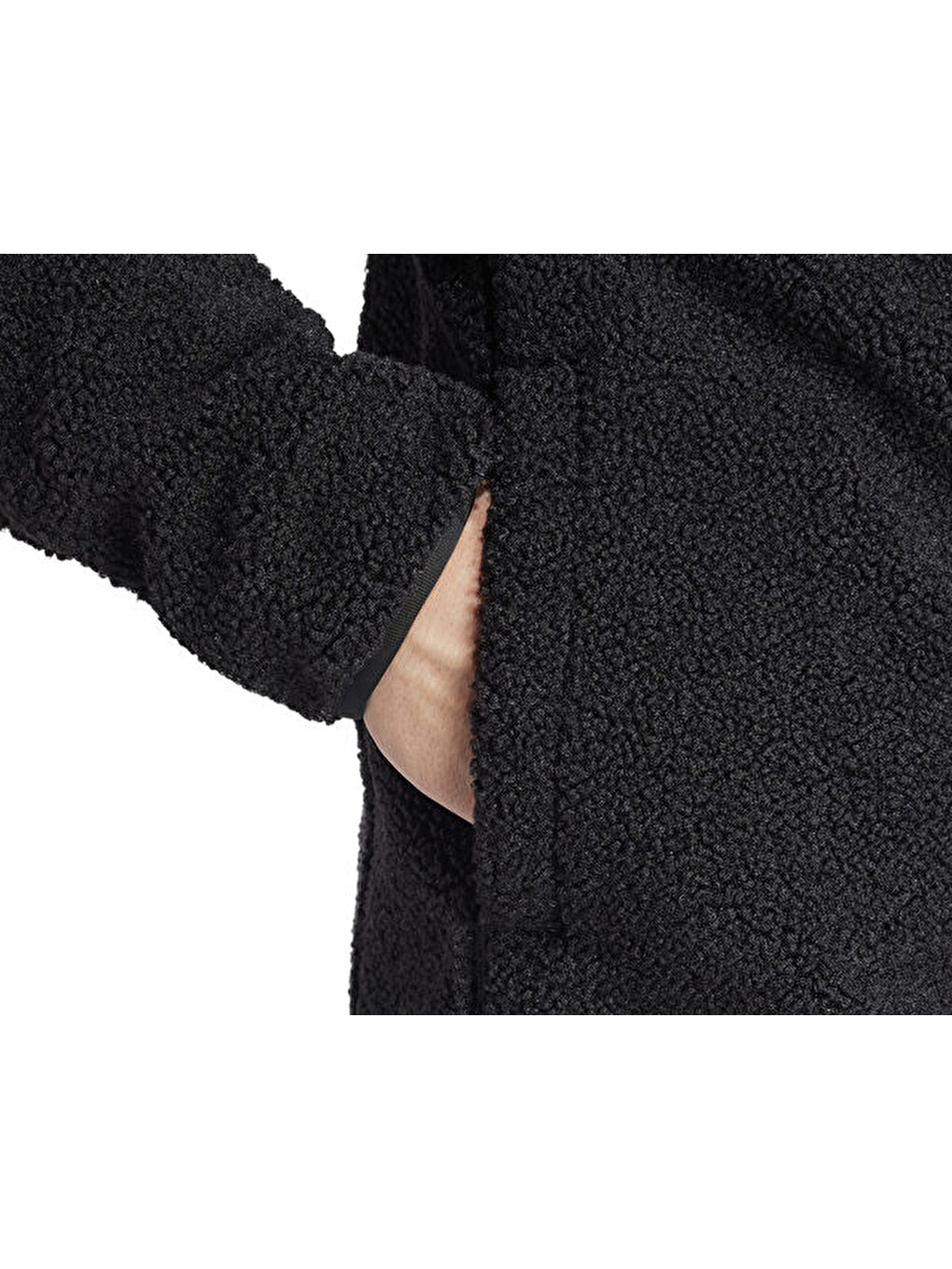 Terrex Xpl Pile Snap Erkek Outdoor Polar Sweatshirts Iw0231 Siyah-4