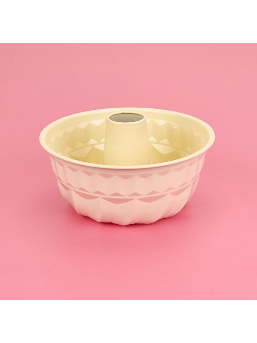 Renksiz Borulu Kek Kalıbı - Asorti - 22x10 cm-4