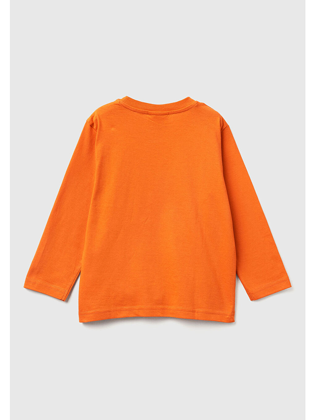 Erkek Çocuk Turuncu Önü ve Arkası Çok Renkli Batwheels Baskılı Logo Etiketli Jarse T-shirt-1