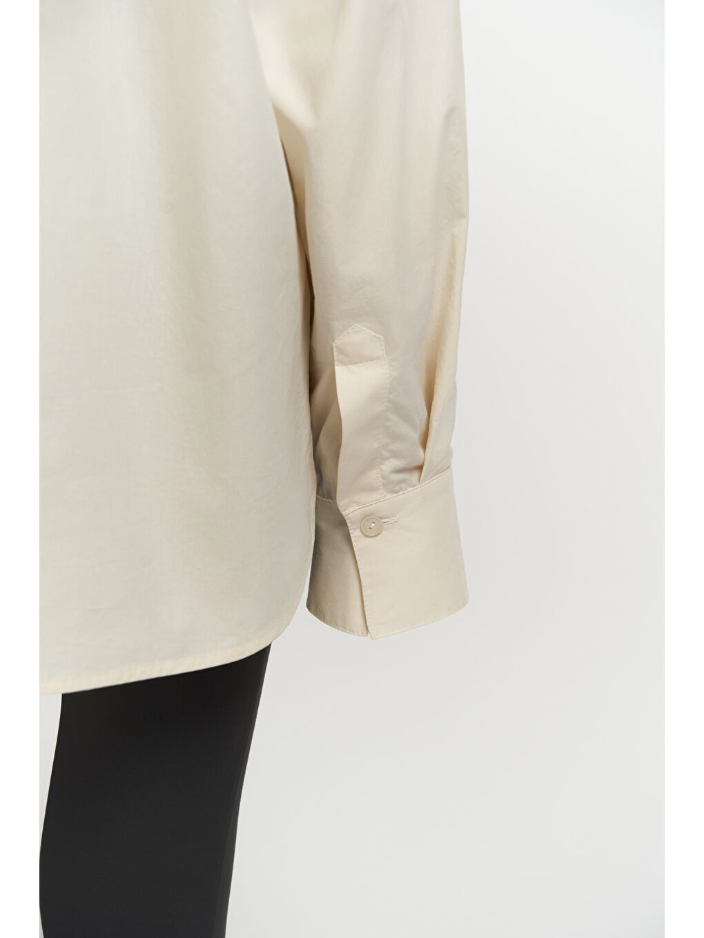 Josie Oversize Sarı Gömlek-7