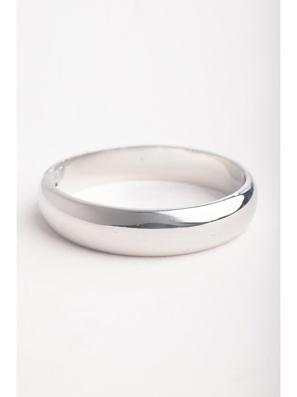 Gri Gümüş-Geniş Kelepçe Bileklik