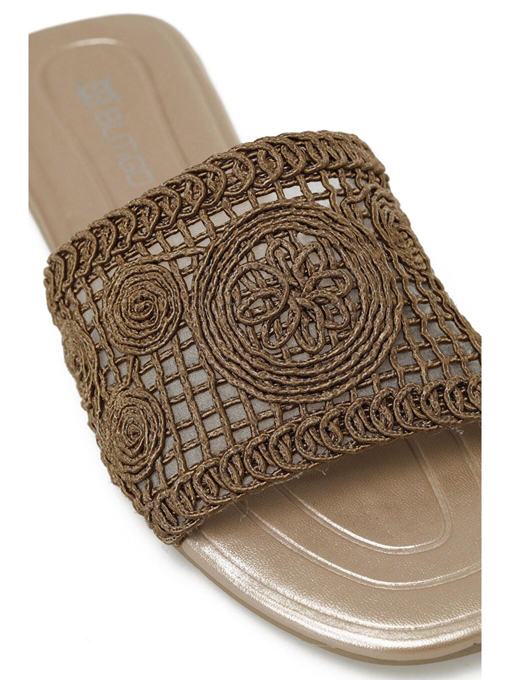 24S-163 5FX Kahverengi Kadın Terlik-6