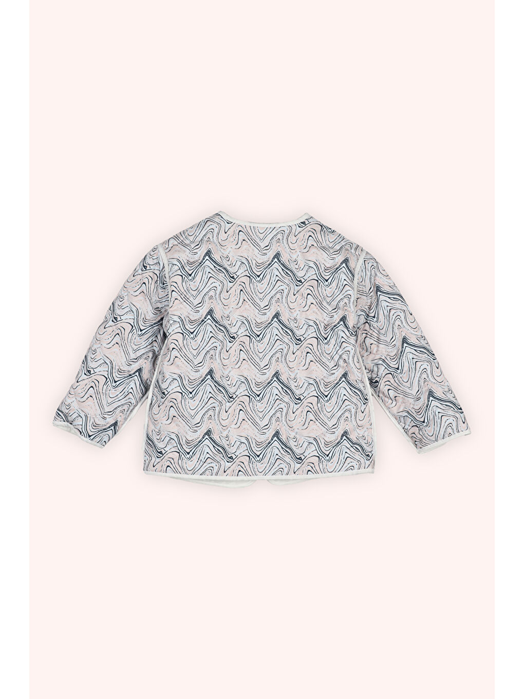 Kız Çocuk Çift Taraflı Mont Beyaz-3