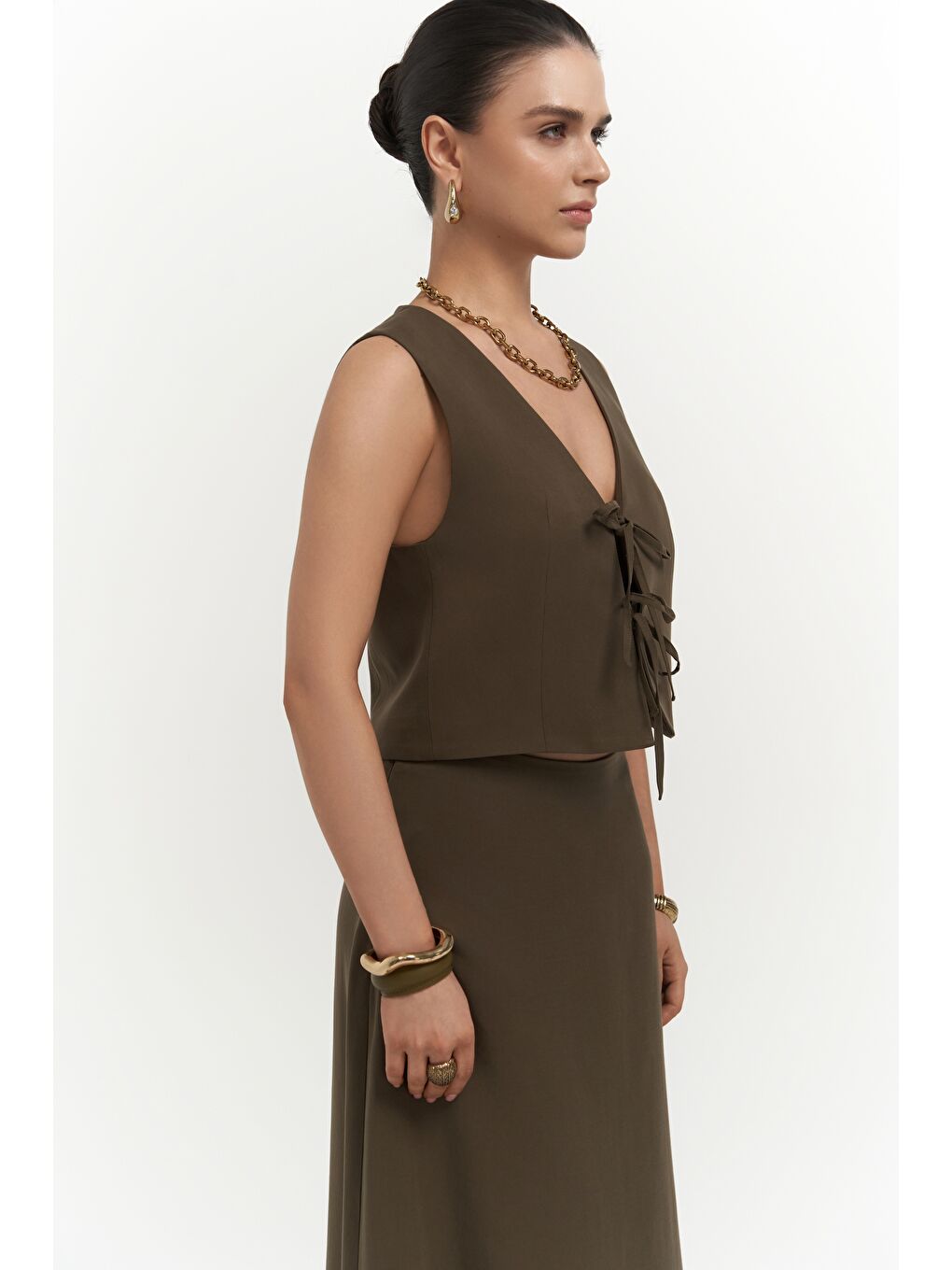 Orsha Haki Yelek Etek Takım-1