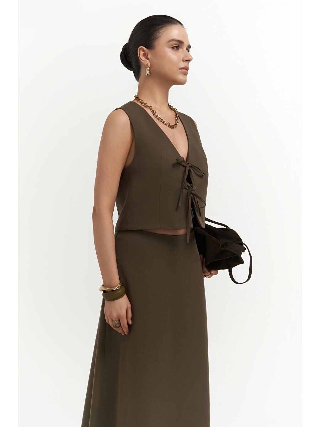 Orsha Haki Yelek Etek Takım-5