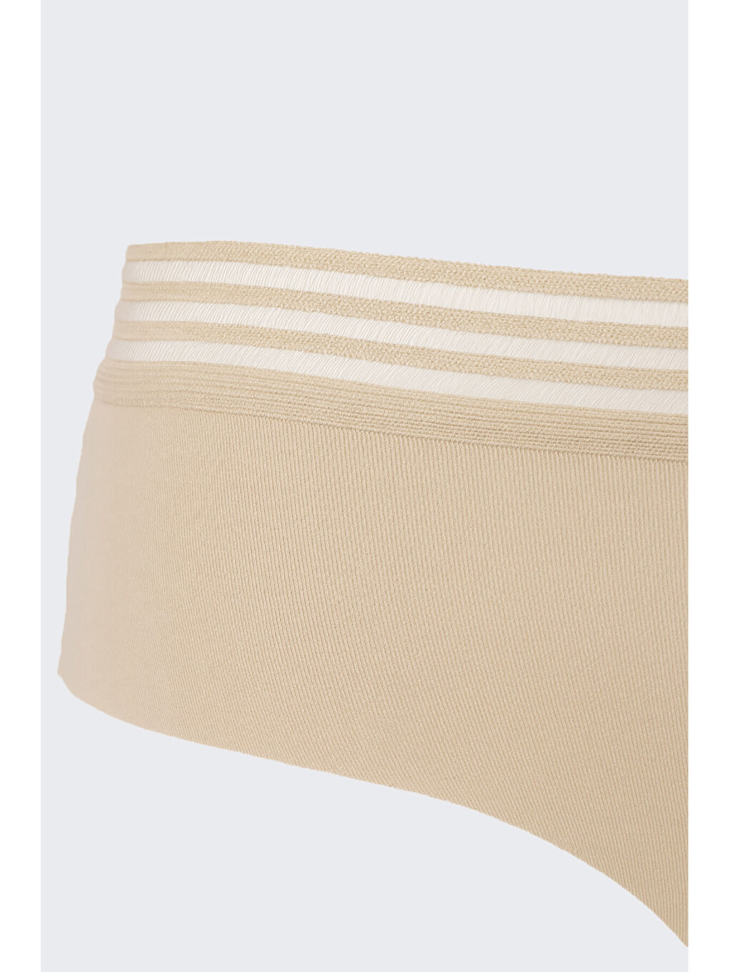 Kahverengi Sütlü Kahve Barbara Dikişsiz Normal Bel Külot-1