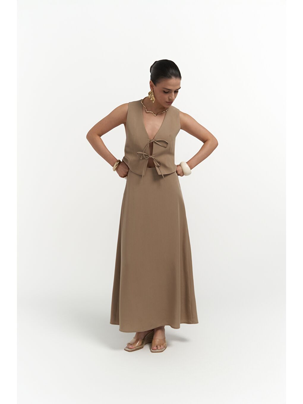 Orsha Bej Yelek Etek Takım-4