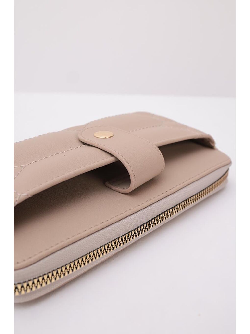 Bej-Büyük Boy Cüzdan-2