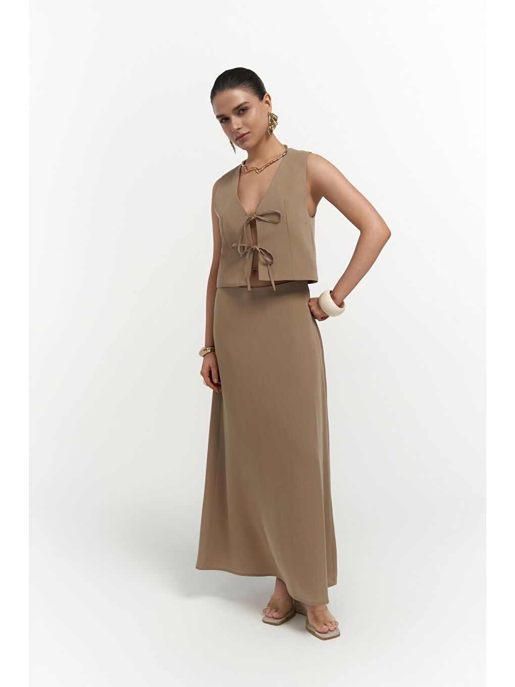 Orsha Bej Yelek Etek Takım-5