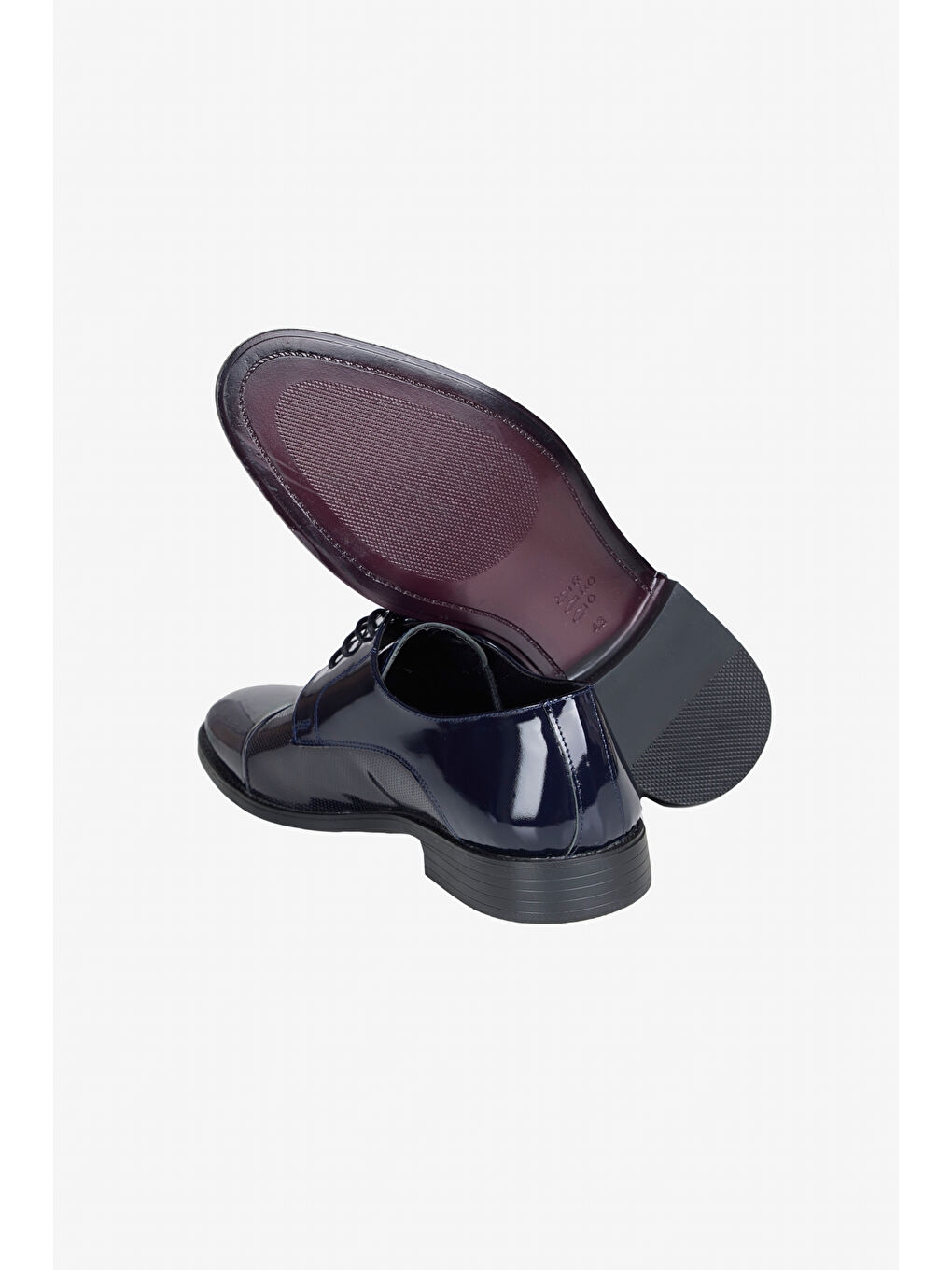 Erkek Lacivert Klasik Rugan Ayakkabı-2