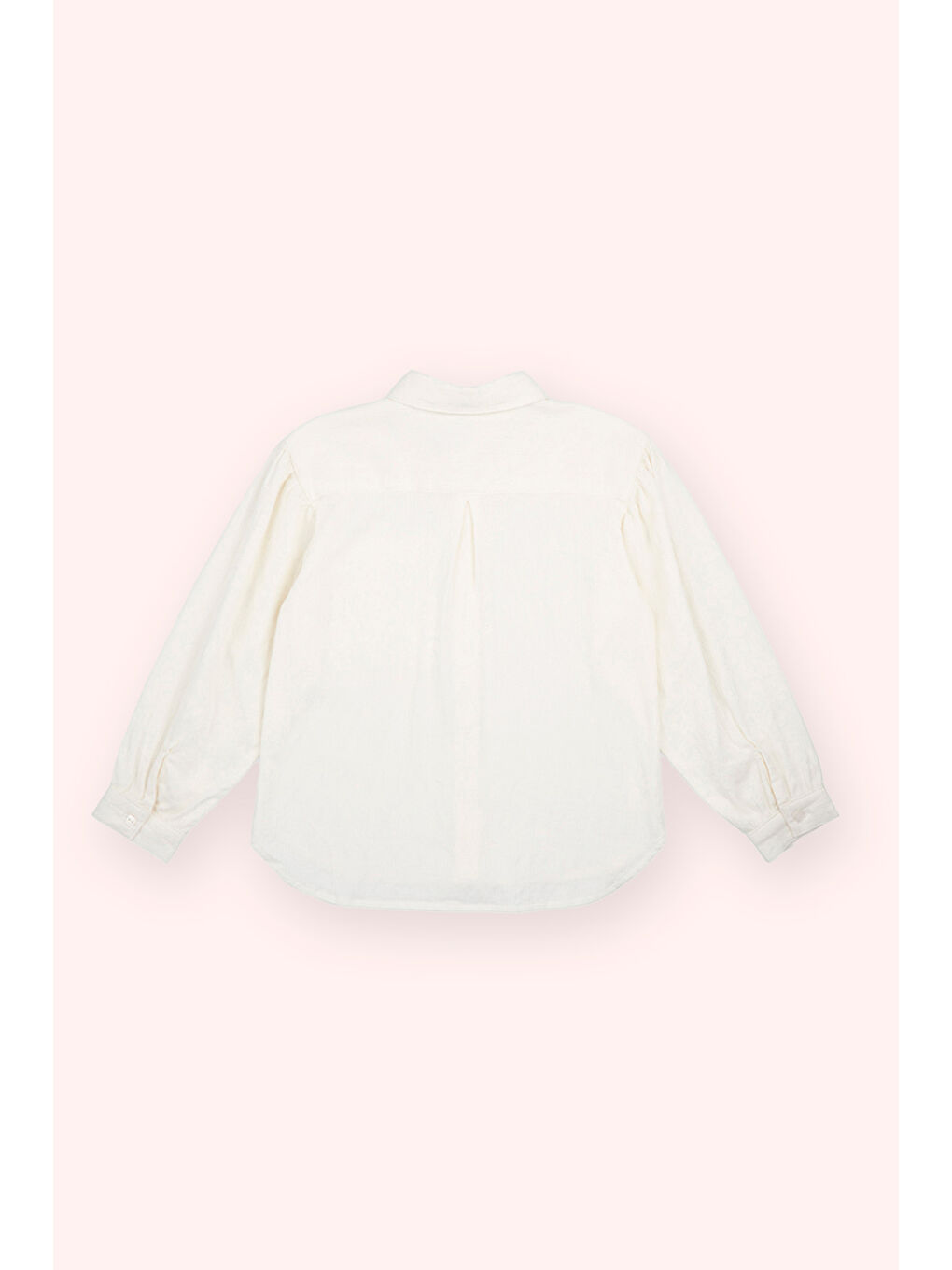 Kız Çocuk Gömlek Ekru-3