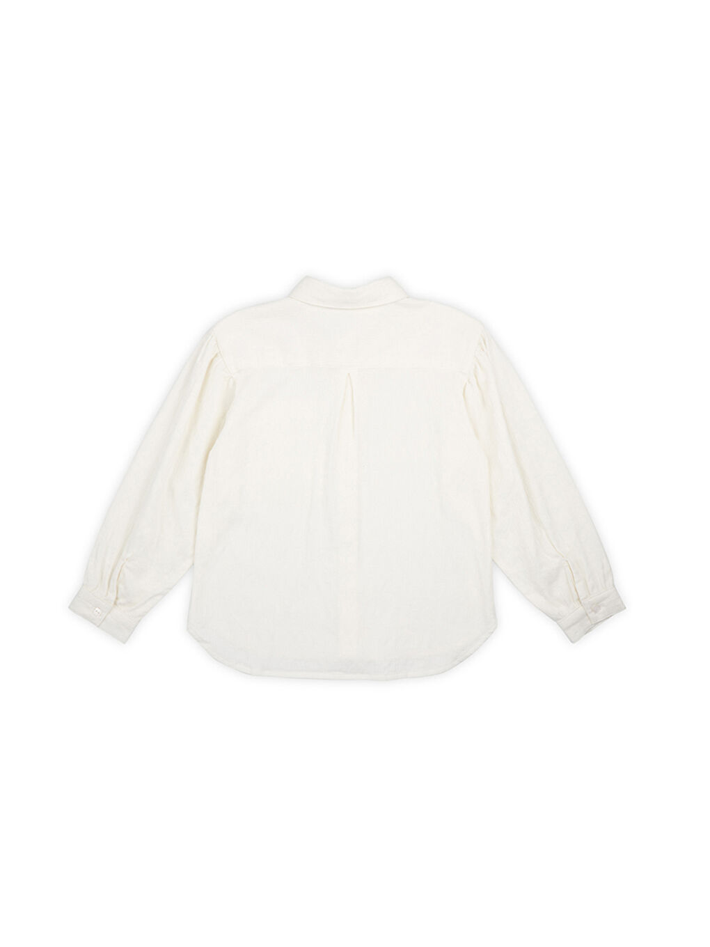 Kız Çocuk Gömlek Ekru-4