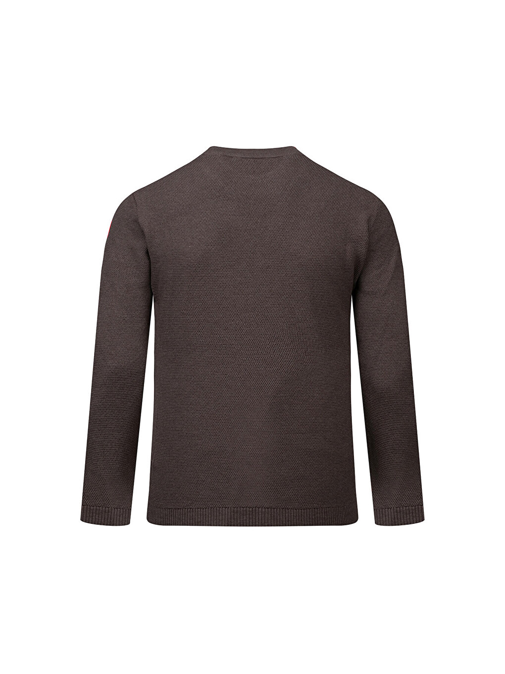 Bej Vizon Regular Fit Yarım Balıkçı Yaka Pamuklu Kazak-2