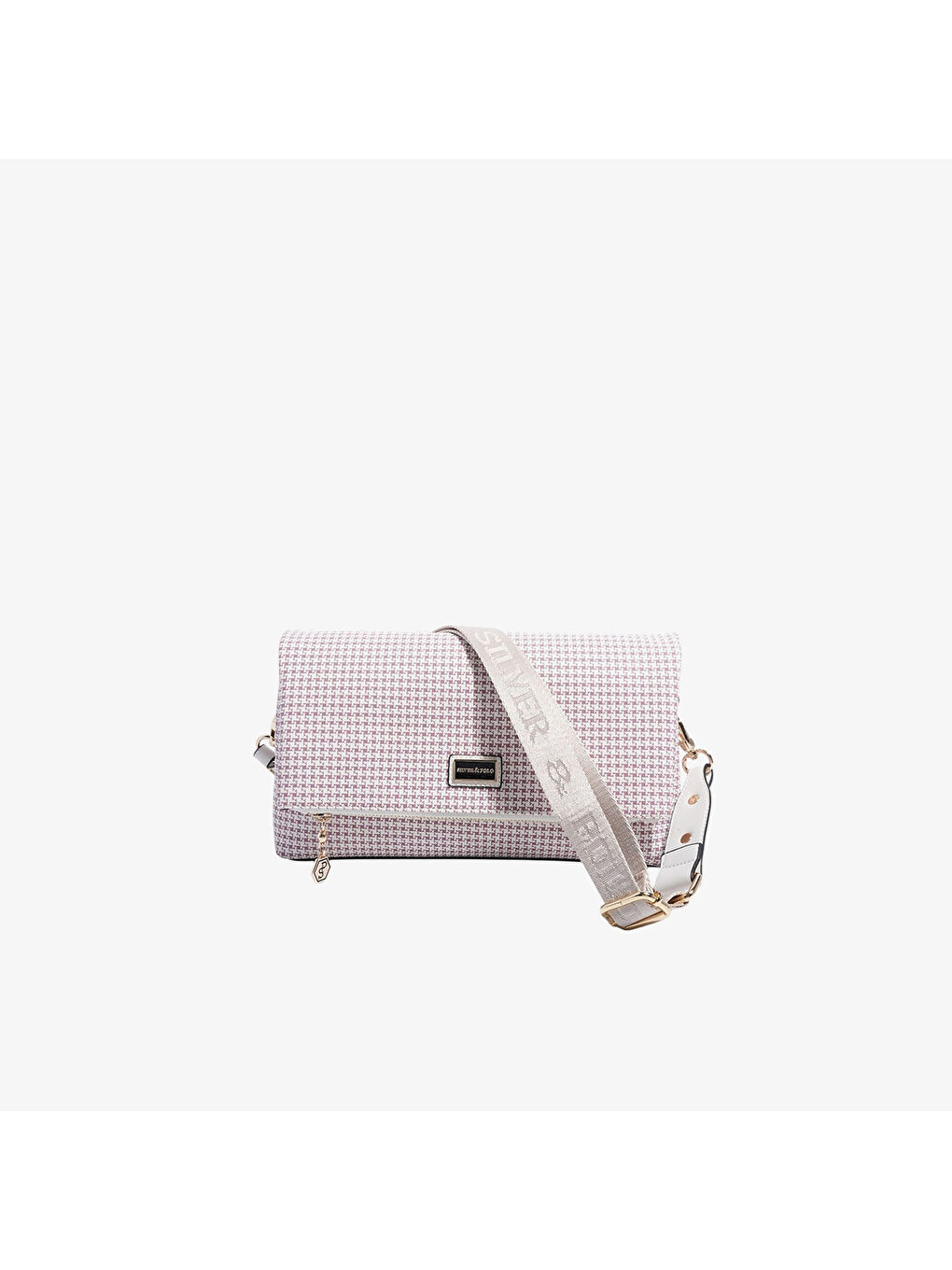 Bej Kadın SP1278-M204 SILVER POLO Çapraz Çanta Bordo-Kemik