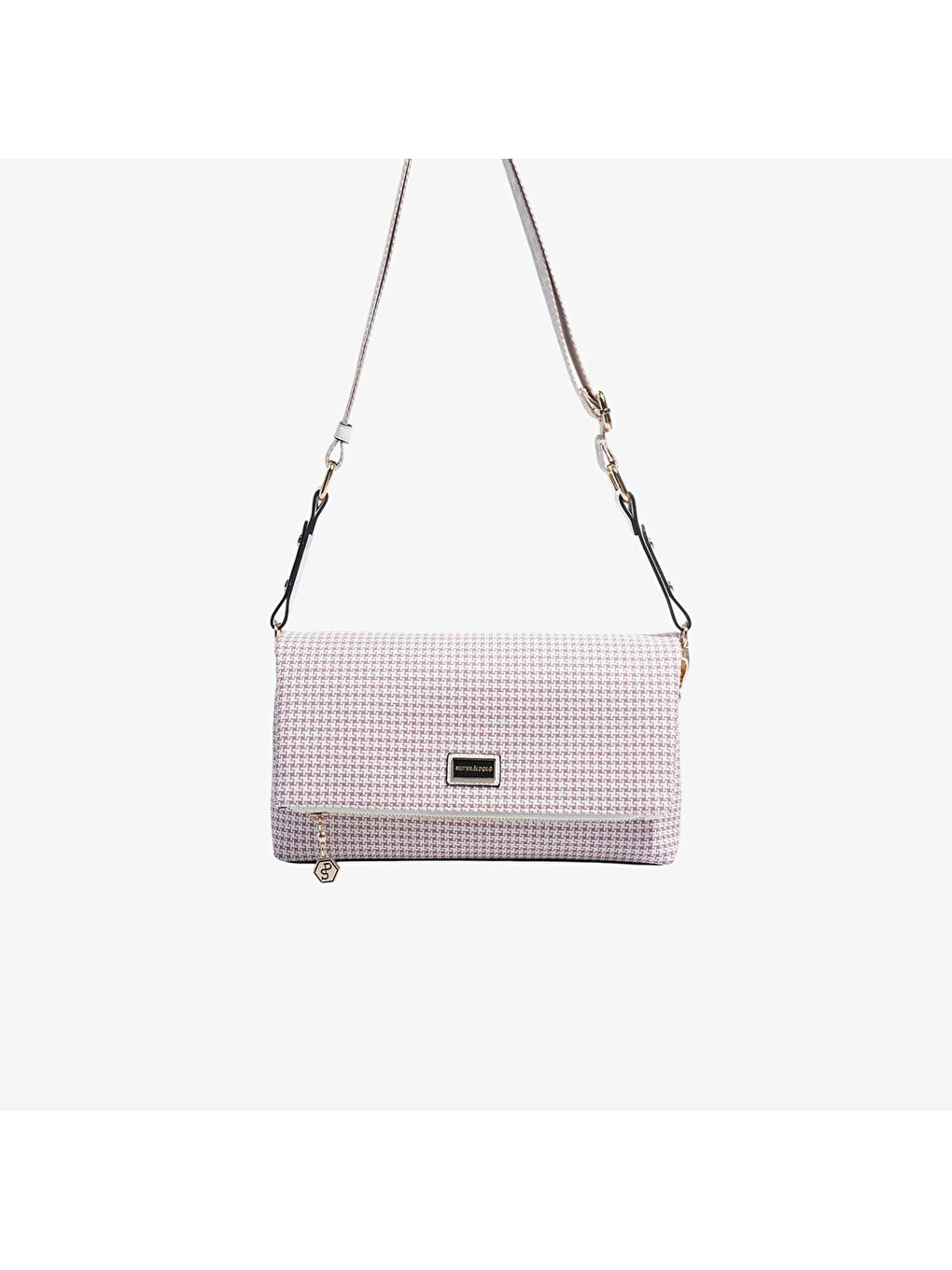 Bej Kadın SP1278-M204 SILVER POLO Çapraz Çanta Bordo-Kemik-1