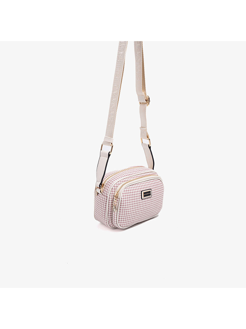 Bej Kadın SP1111-M204 SILVER POLO Çapraz Çanta Bordo-Kemik-2