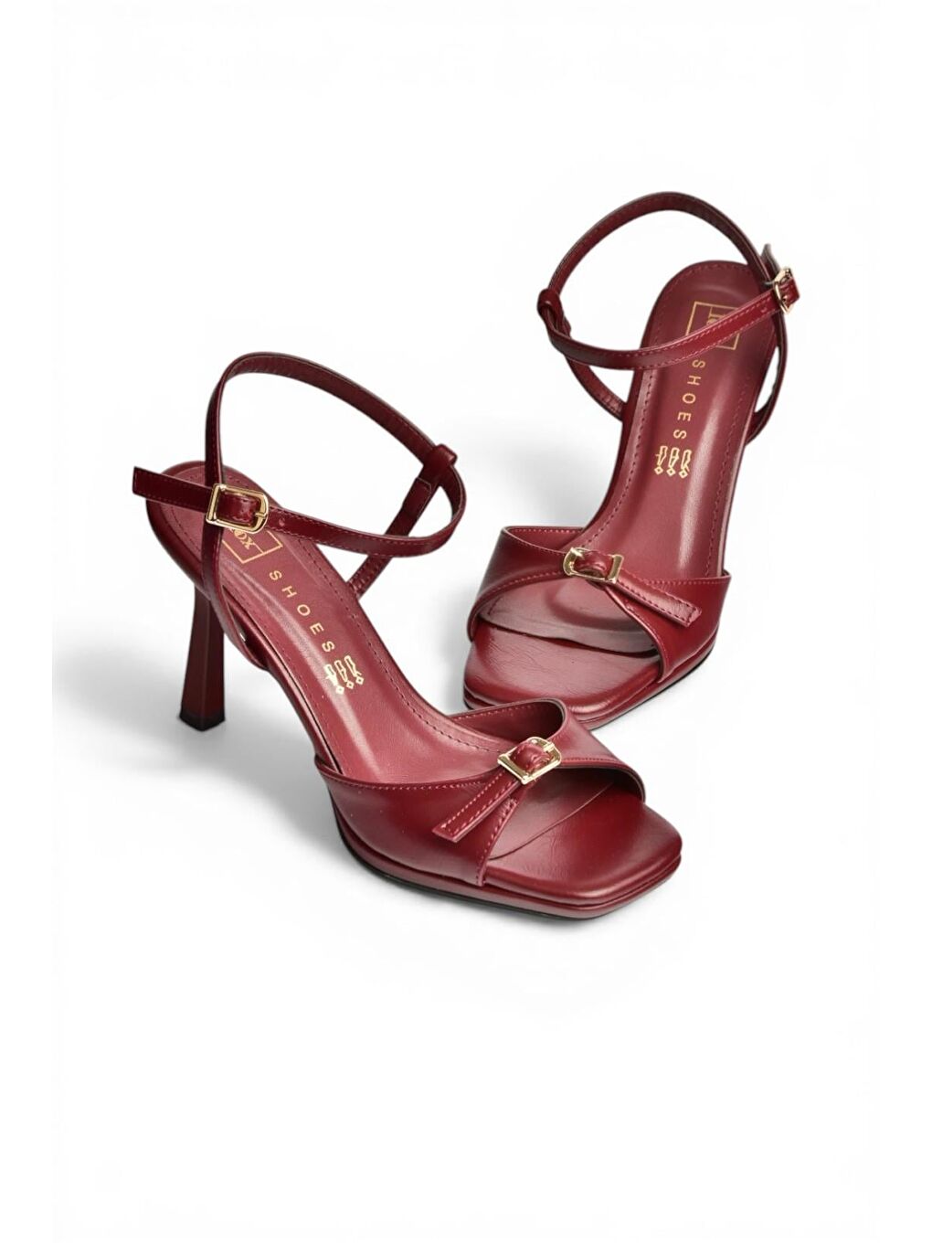 Bordo Kadın Topuklu Ayakkabı Y518710109-1