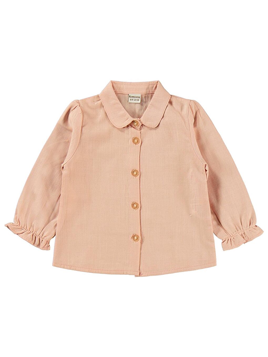 Pembe Fırfır Süeterli 3 Lü Jean 6-18 Ay Takım-3