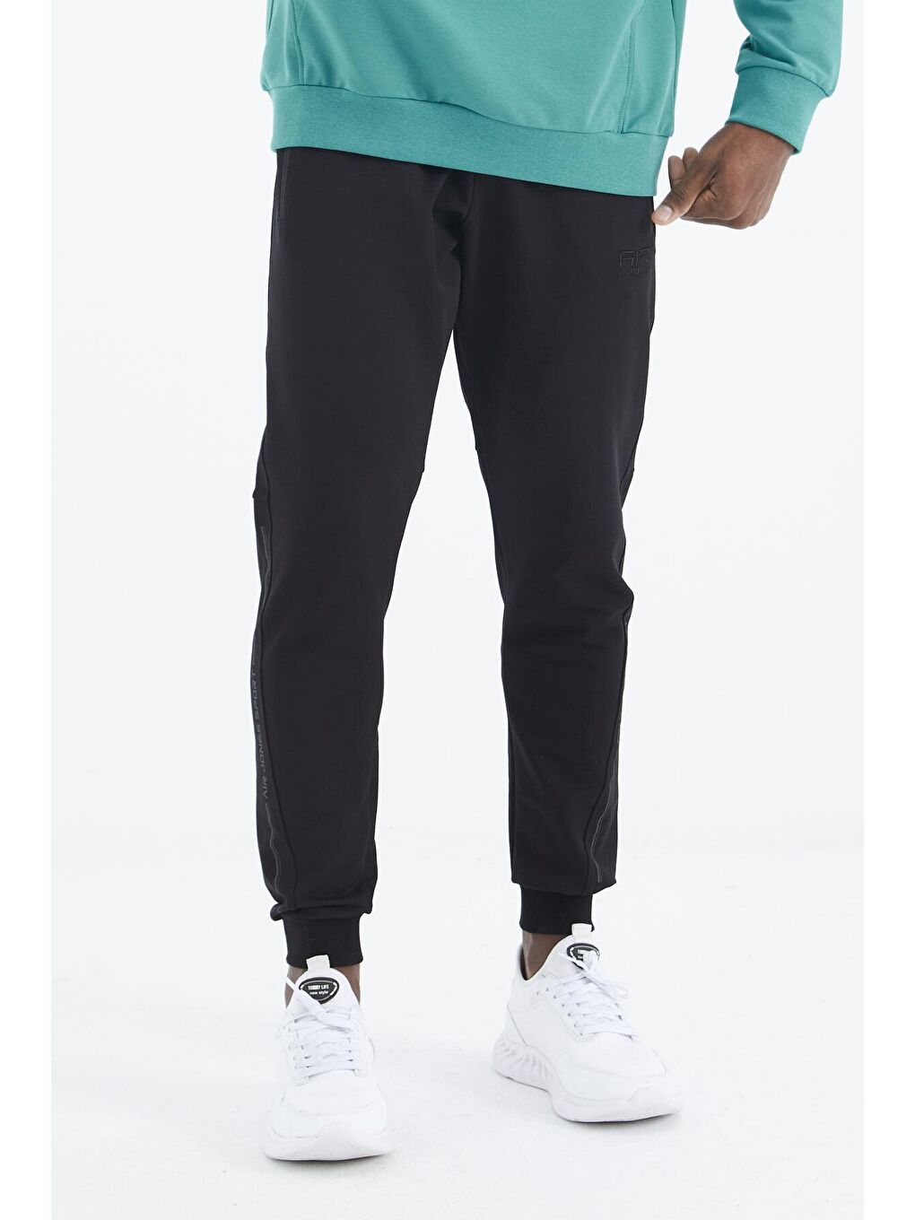 AIR JONES Siyah Jogger Ekek Eşofman Alt - 82112