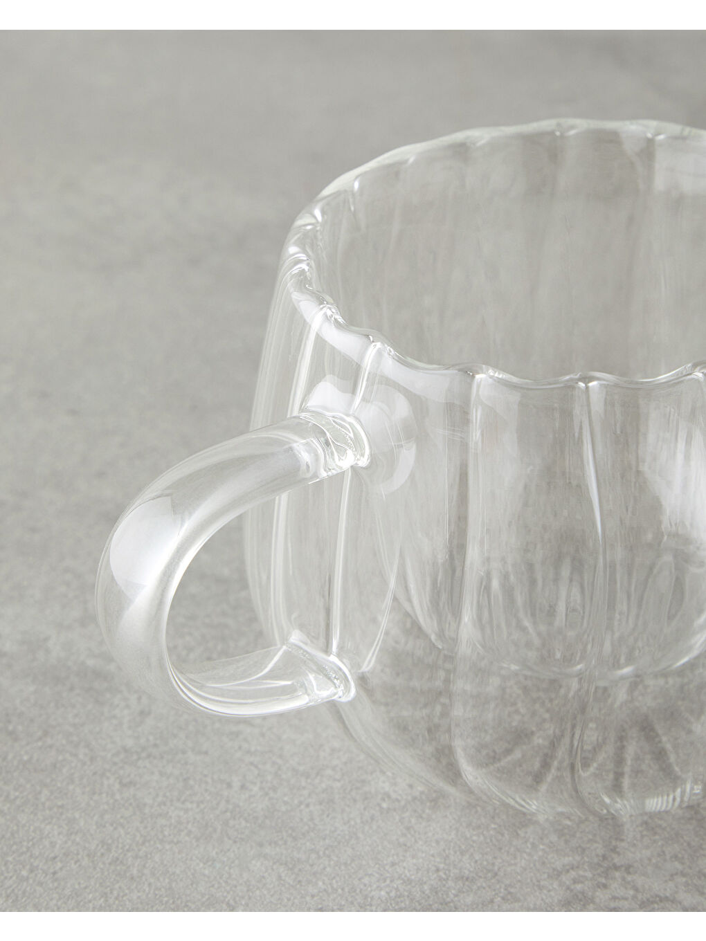 Renksiz Astral Borosilikat Cam Double Wall Kupa 280 ml Şeffaf-2