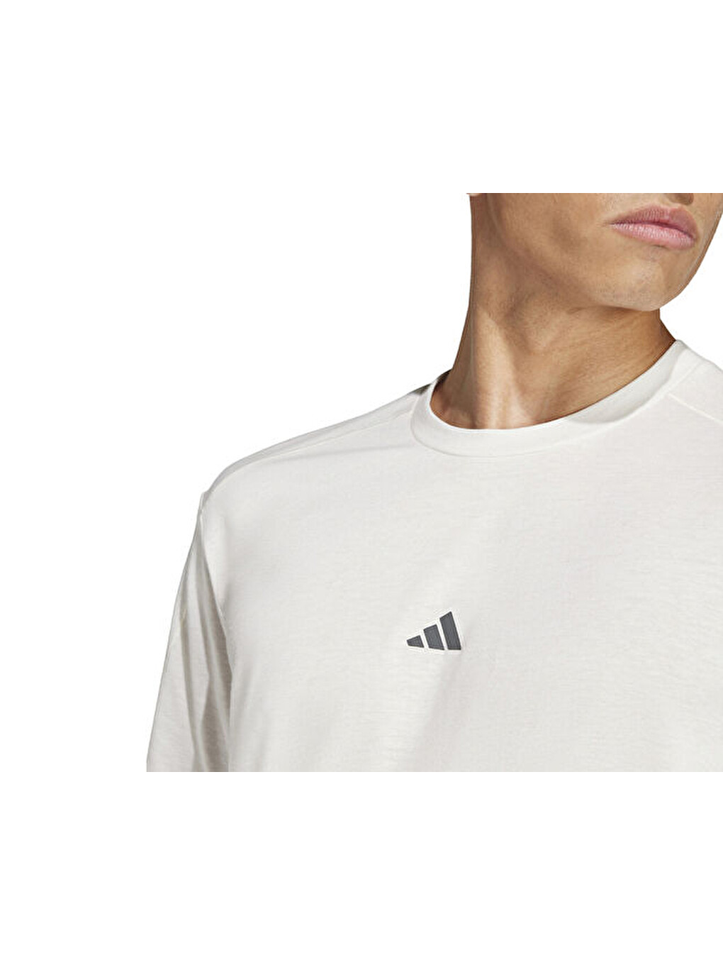 Yoga Tee Erkek Antrenman Tişörtü Ix9054 Beyaz-4