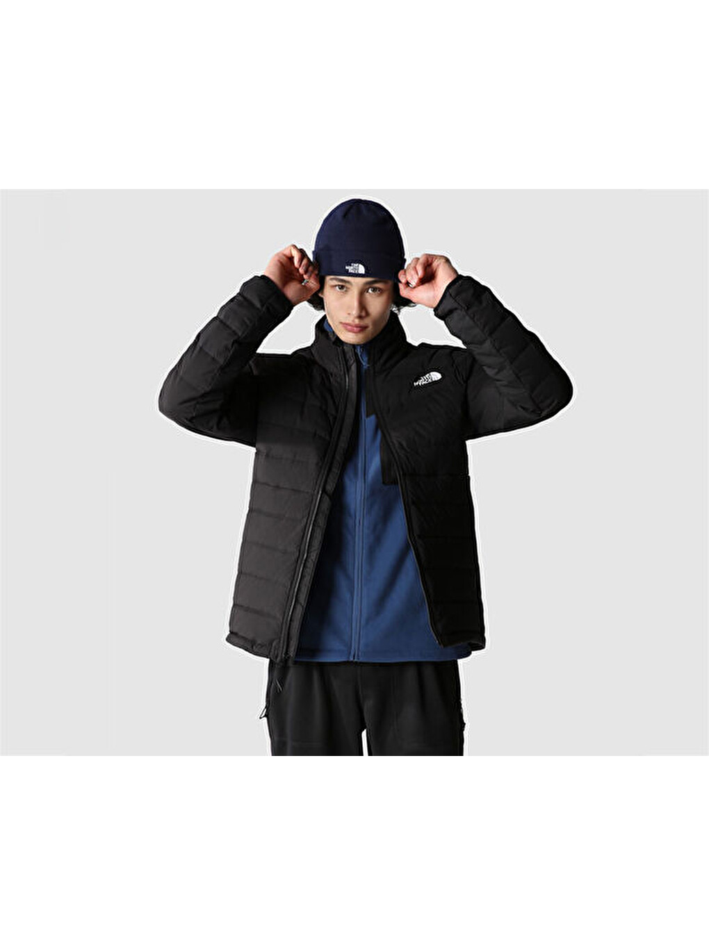 M Belleview Stretch Down Jacket Erkek Outdoor Montu Nf0a7ujfjk31 Siyah-11