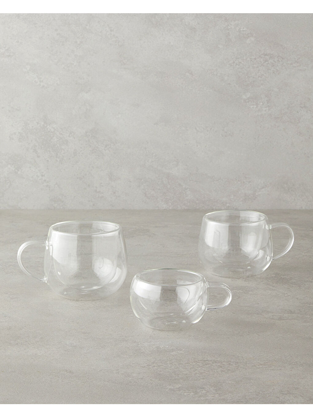 Renksiz Mistral Borosilikat Cam Double Wall Kupa 280 ml Şeffaf-3