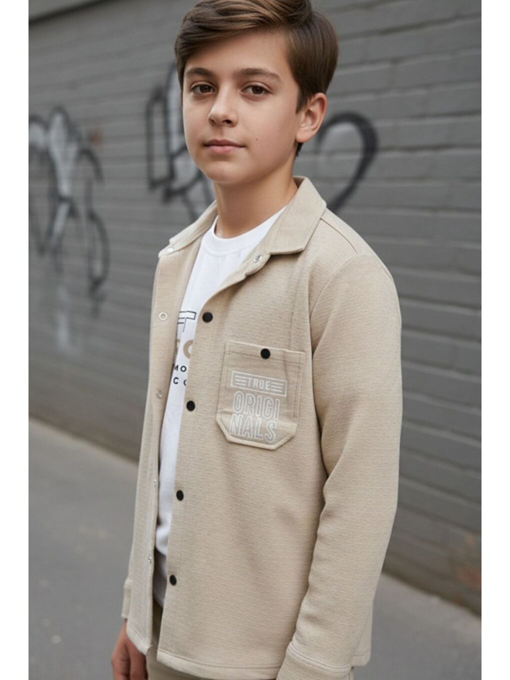 Sarı Gömlek Tişört İkili Üst Takım-2