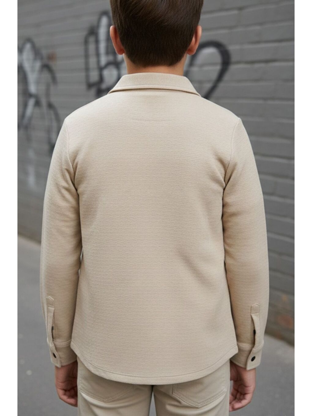 Sarı Gömlek Tişört İkili Üst Takım-5