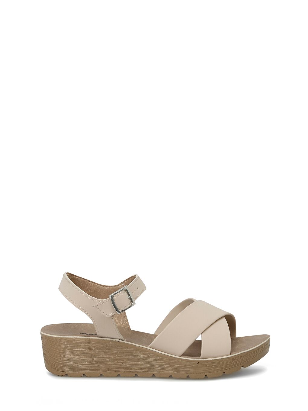 315560.Z 4FX Bej Kadın Dolgu Topuk Sandalet