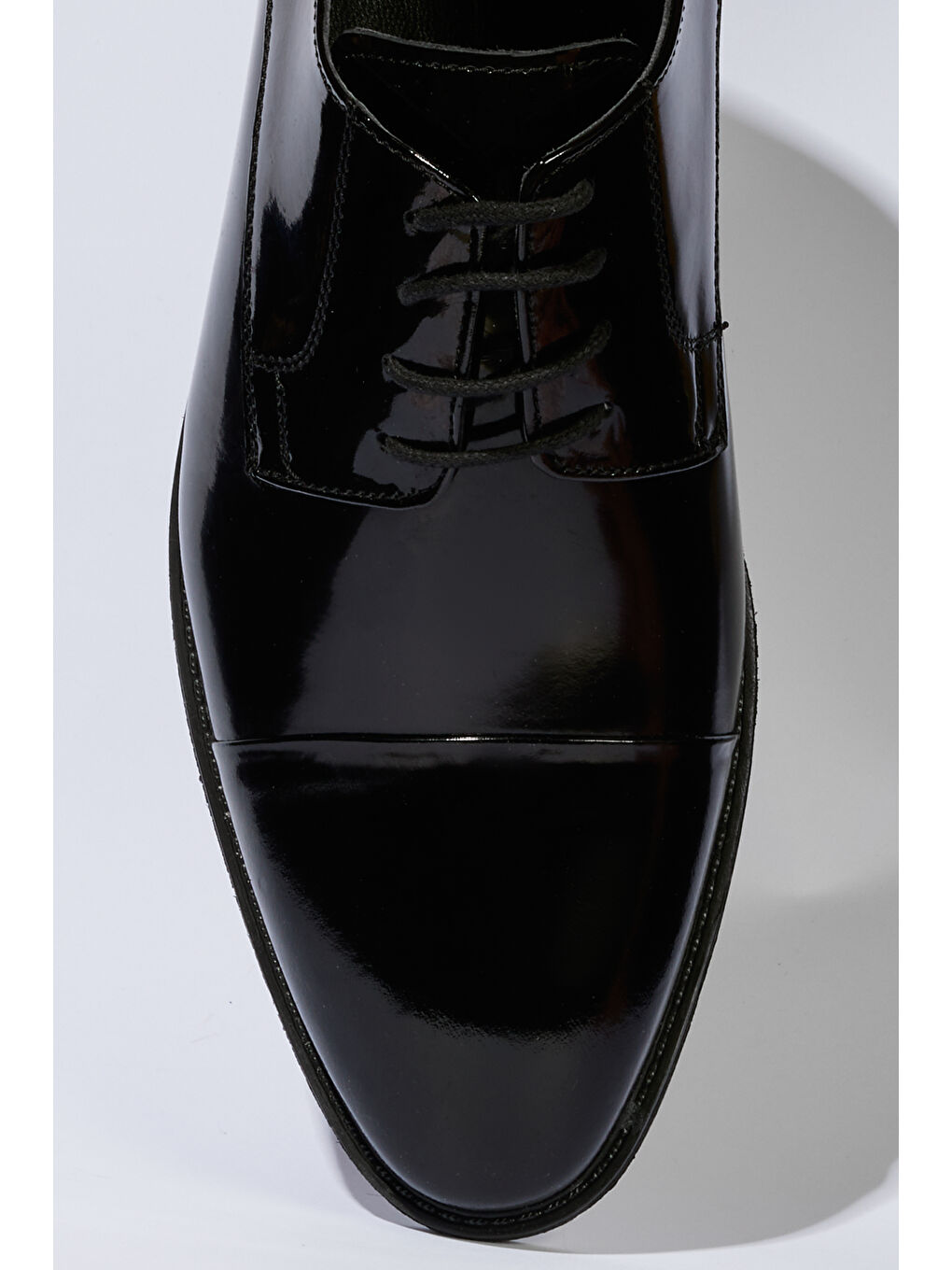 Erkek Lacivert %100 Deri Klasik Rugan Ayakkabı-2